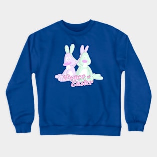 Peace At Easter Rabbits Crewneck Sweatshirt